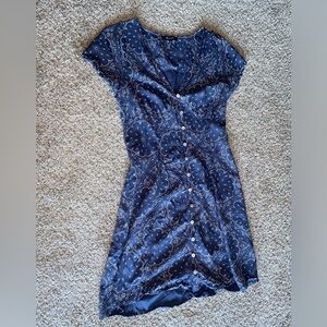 Madewell Blue paisley Sundress
